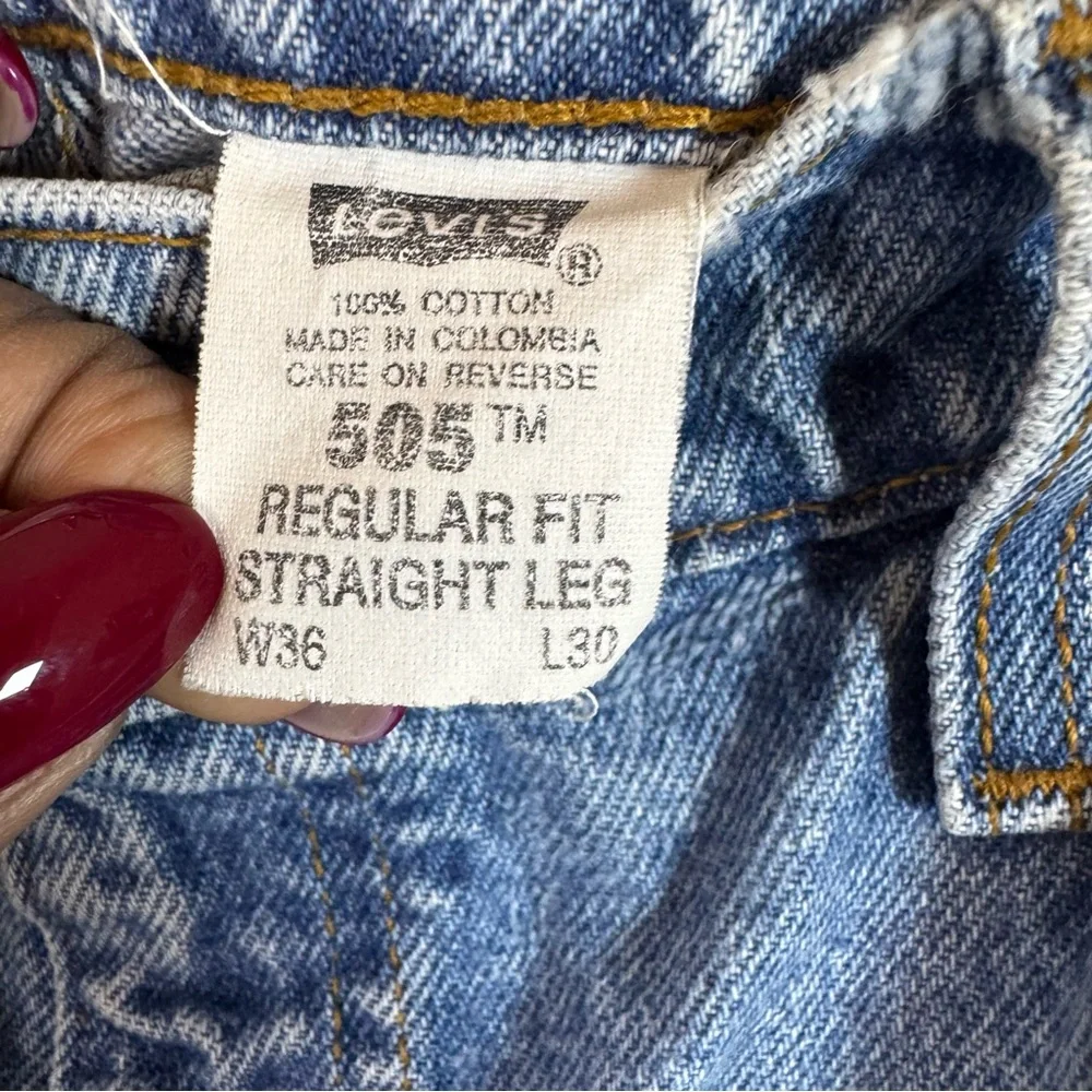 Vintage Levi’s 505 Straight Leg Orange Tab Jeans